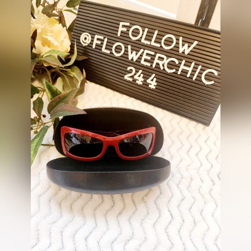 FURLA RED/ORANGE SUNGLASSES